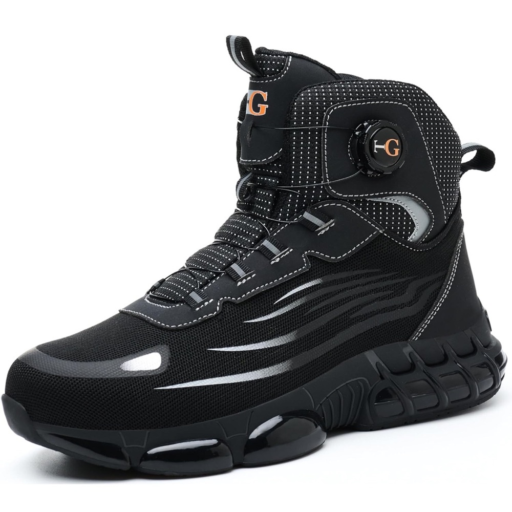 Steel toe work shoes